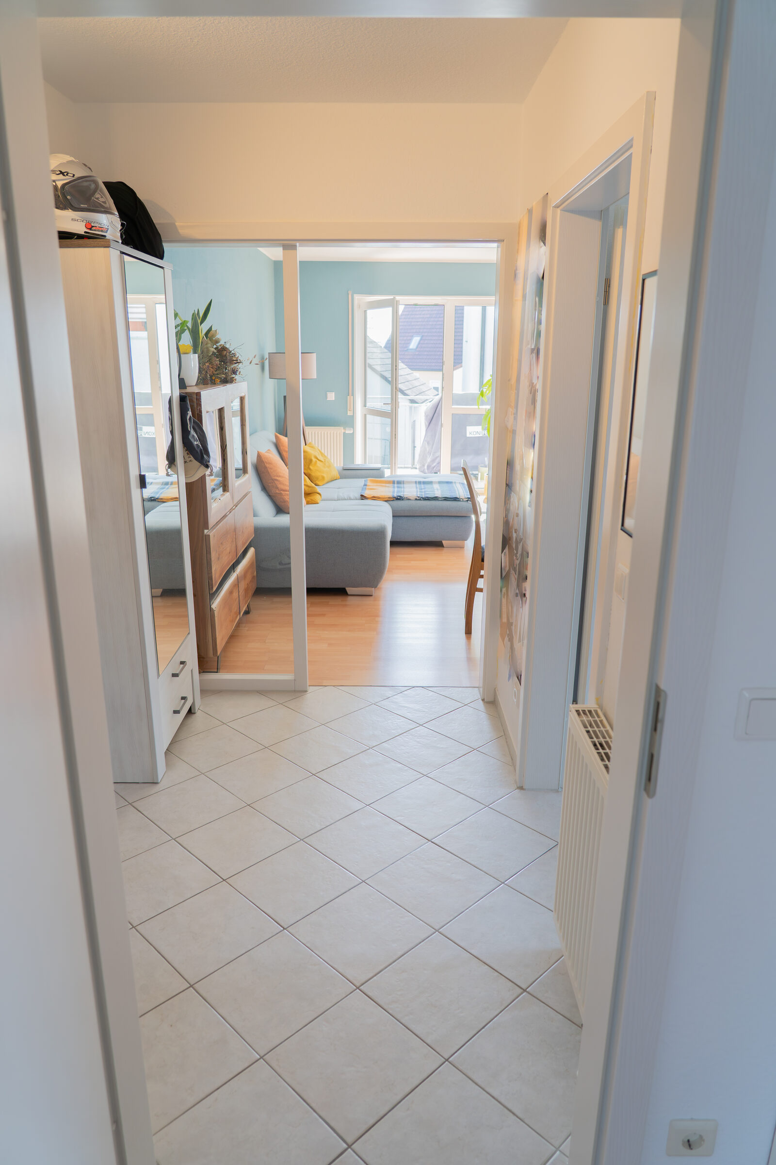 Blick durch den Flur